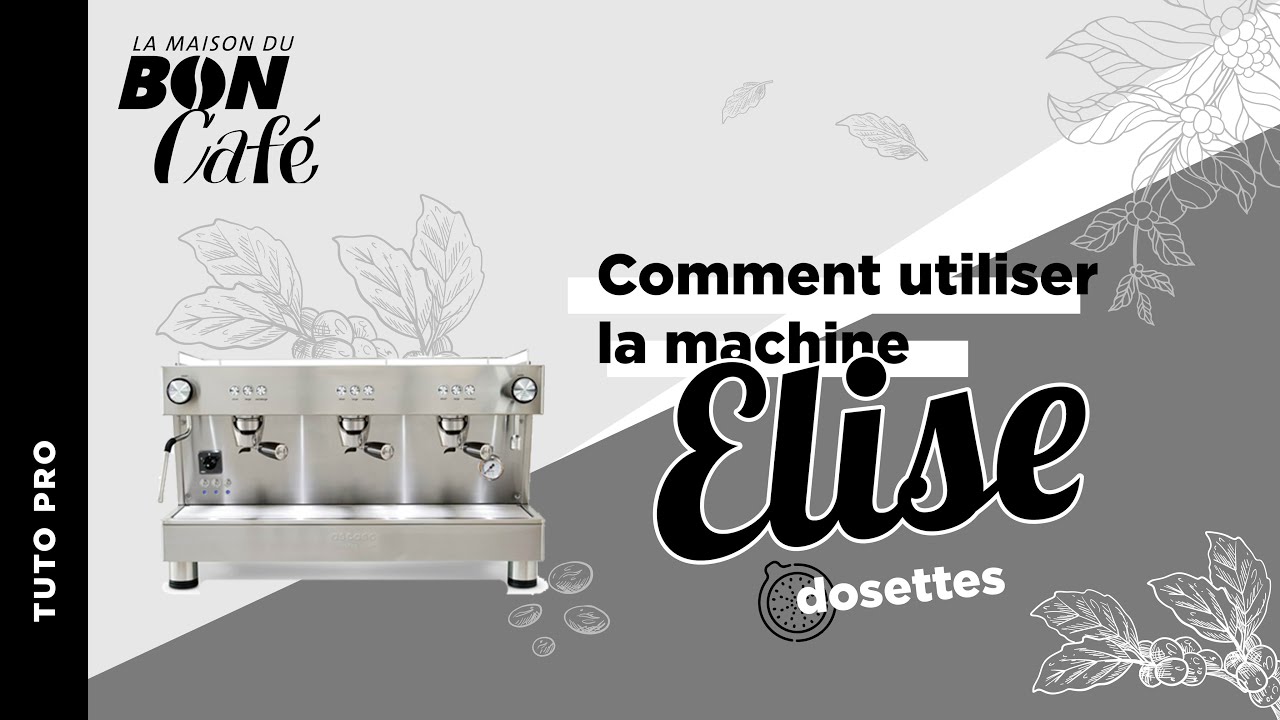 ELISE DOSETTE | Machine à dosettes compostables | Professionnel
