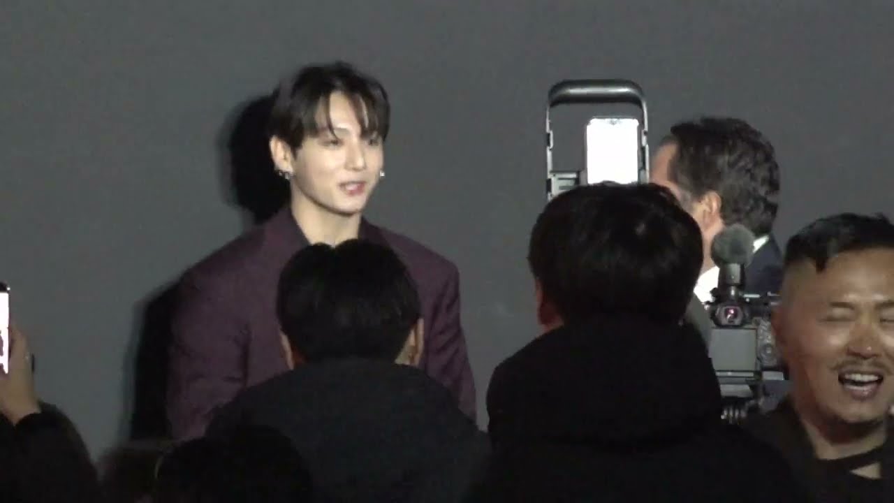 BTS JUNGKOOK 방탄소년단 정국 위블로 브랜드 행사 FANCAM