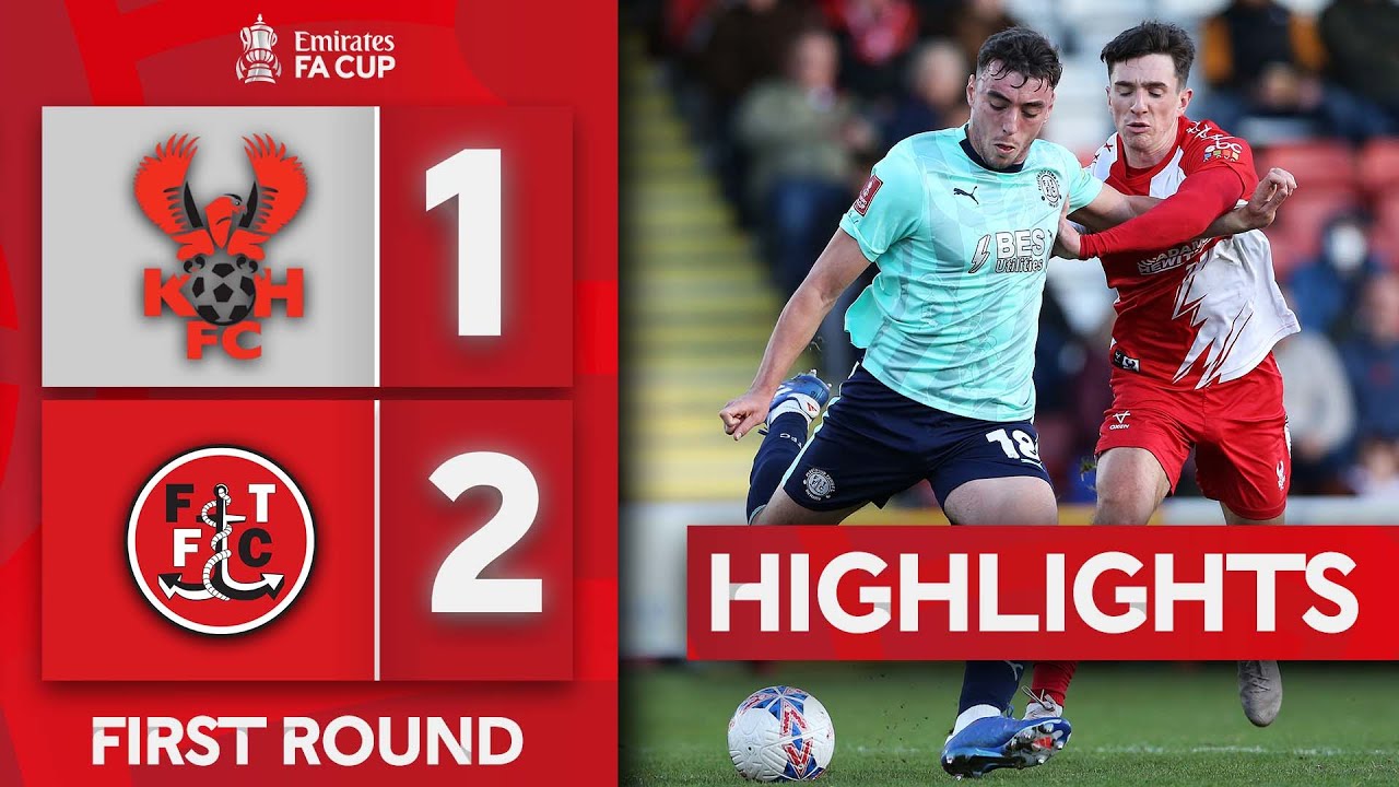 Kidderminster Harriers 1-2 Fleetwood Town | First Round | Emirates FA Cup 2023-24