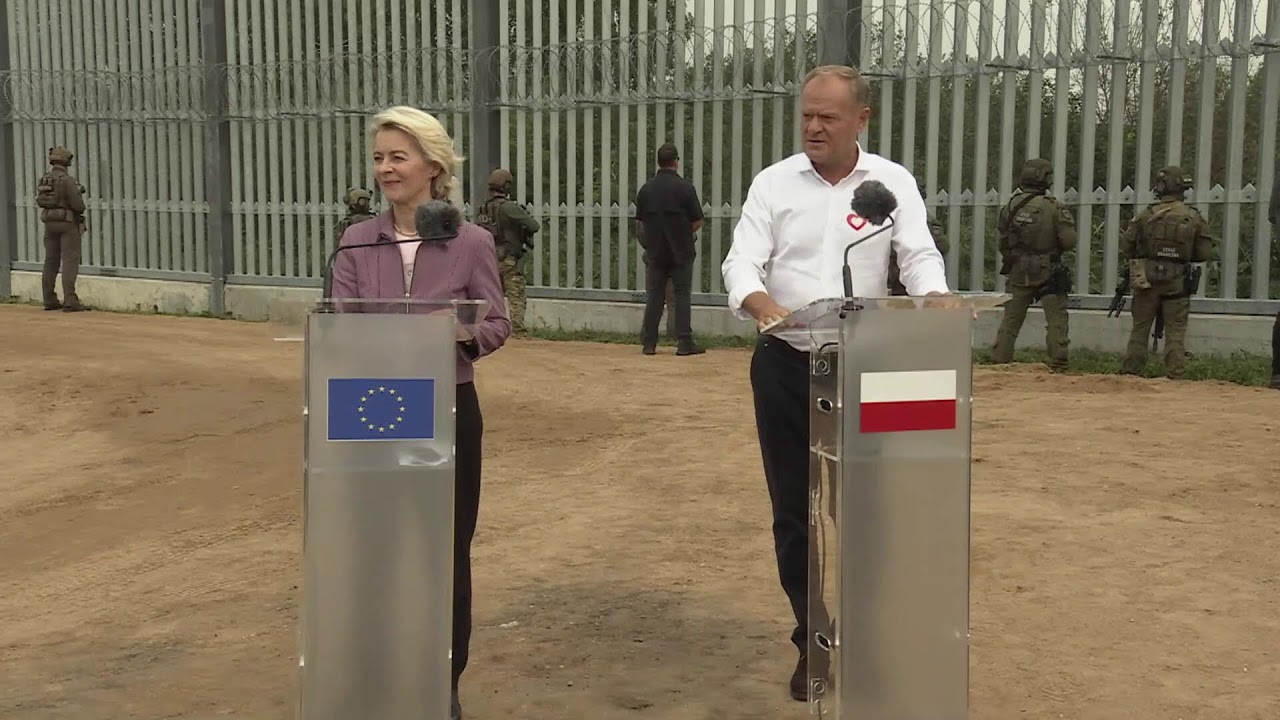 NA ŻYWO | Oświadczenie dla mediów Premiera Donalda Tuska i Przewodniczącej KE Ursuli von der Leyen