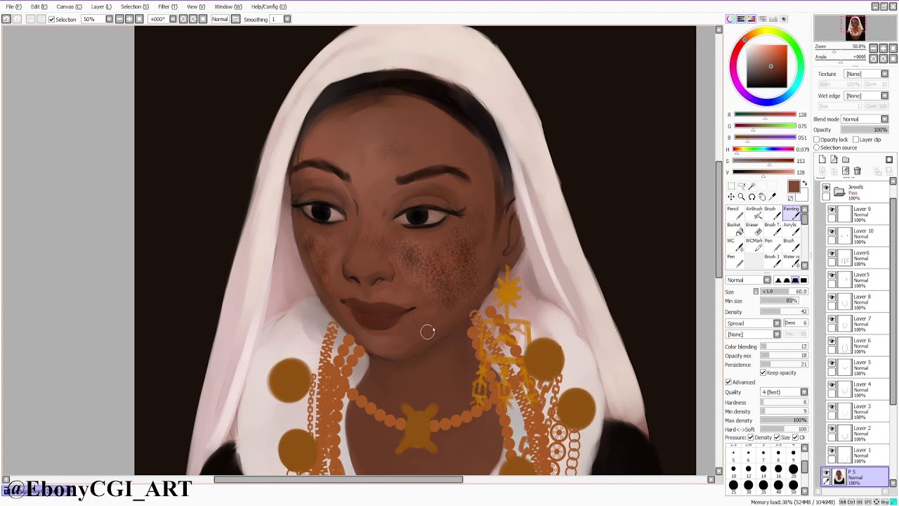 Live Painting: Portugal Roots 🇵🇹 part 1  #art #live