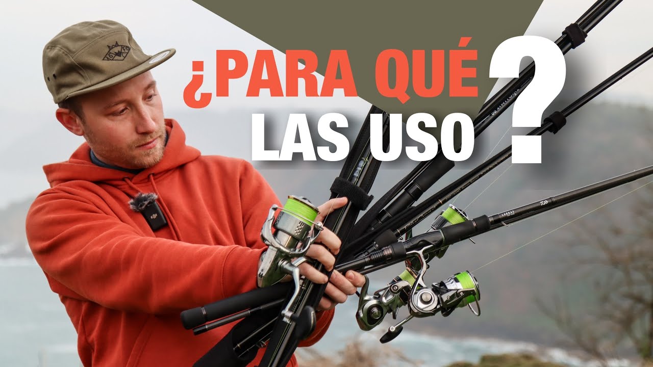 Mis CAÑAS TOP y para que las USO || SPINNING y ROCKFISHING