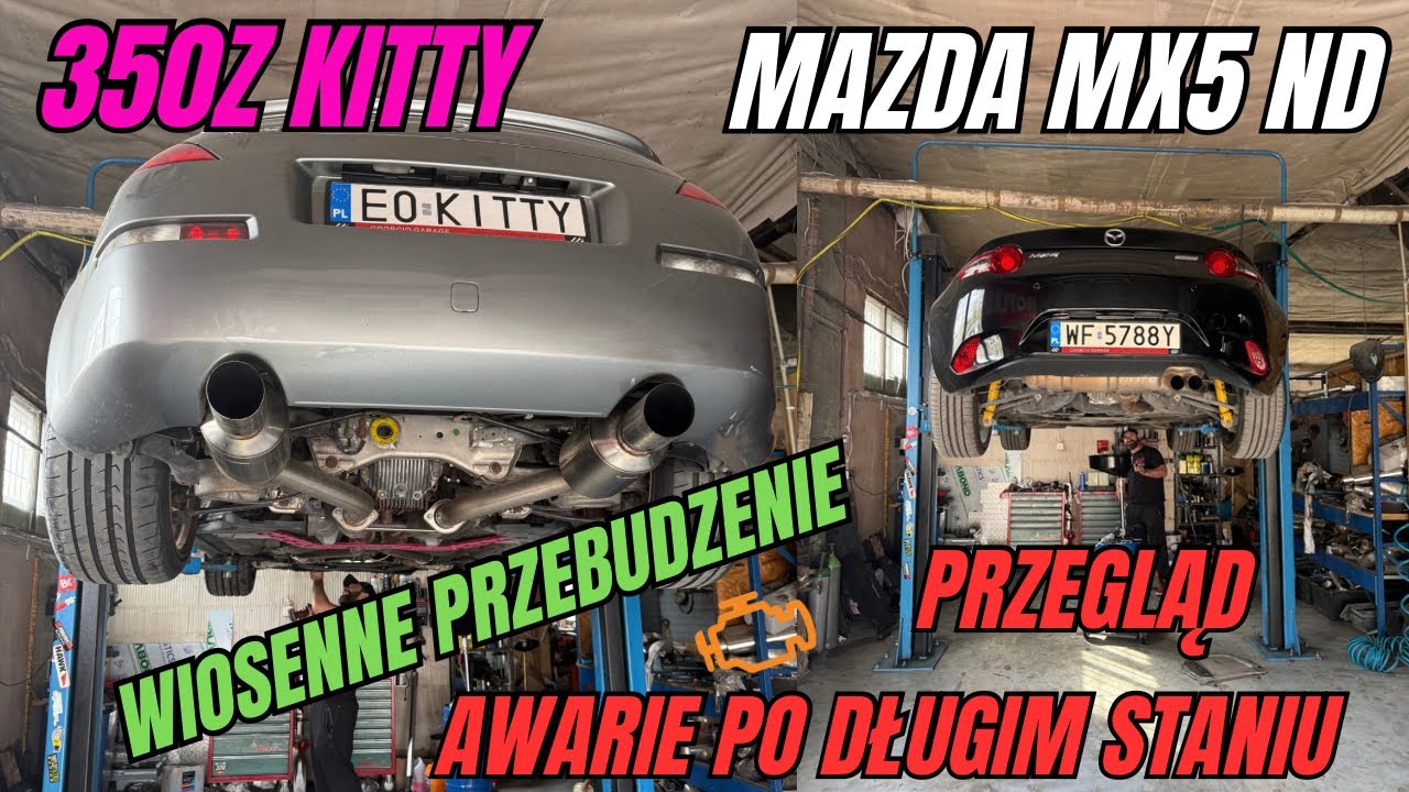 #320 Coobcio & Basia - Wiosenne przebudzenie: Nissan 350z Kitty & Mazda MX5 ND + Mystery Box 🇯🇵 