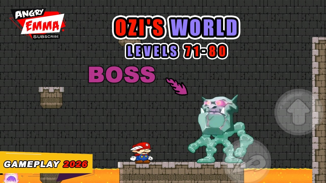 Ozi's World - Levels 71-80 + BOSS (gameplay 2026)