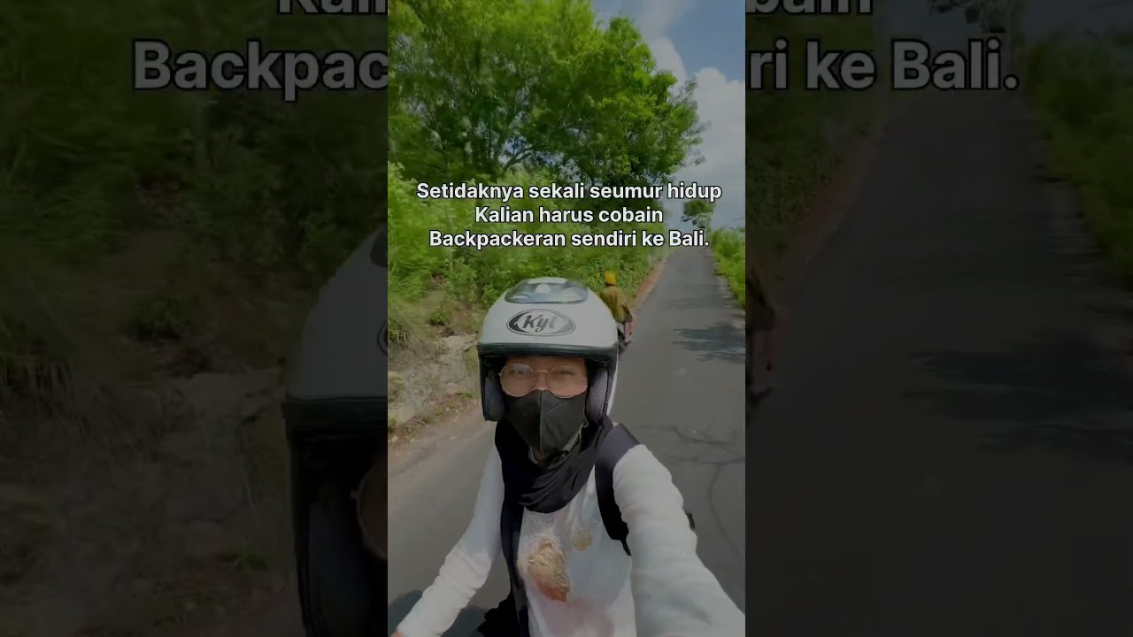 Backpacker ke bali minimal sekali seumur hidup 🤗 #solotravelling #bali #trending