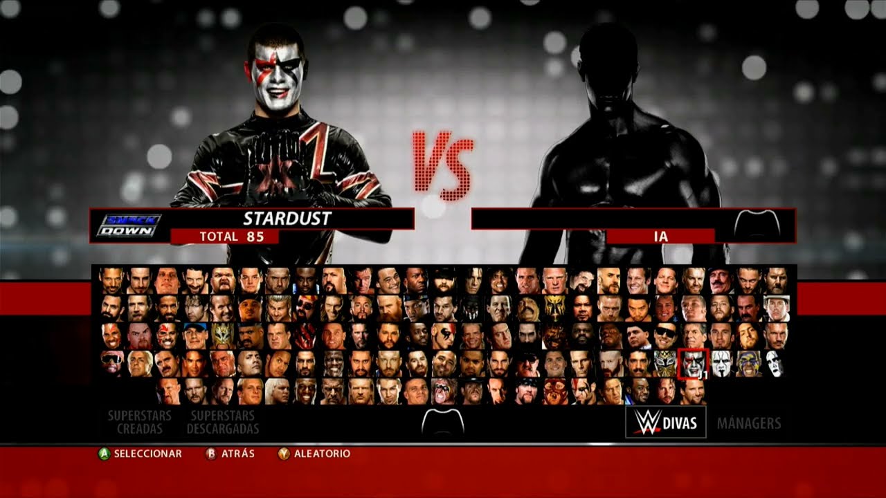 WWE 2K16 Full Roster (Male) Roster Completo 
