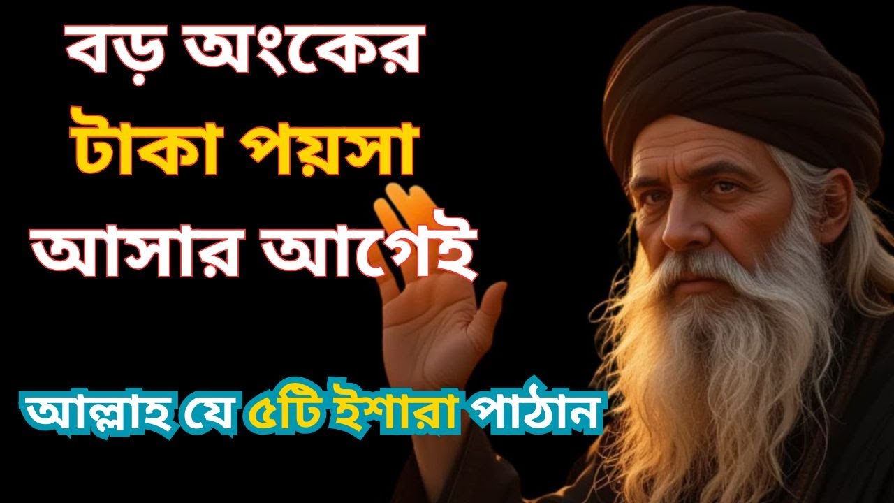 বড় অংকের টাকা পয়সা আসার আগেই—আল্লাহ যে ৫টি ইশারা পাঠান #EssenceofIslam