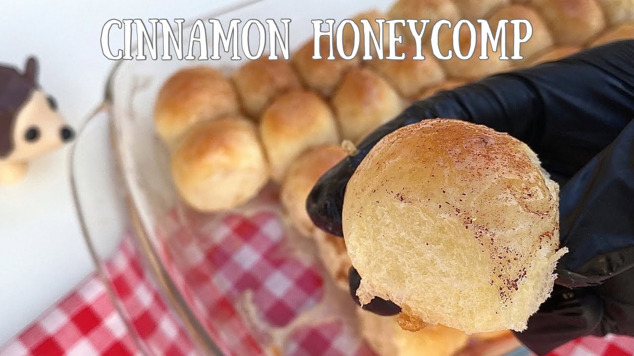 fluffy cinnamon honeycomb recipe ! bake with me