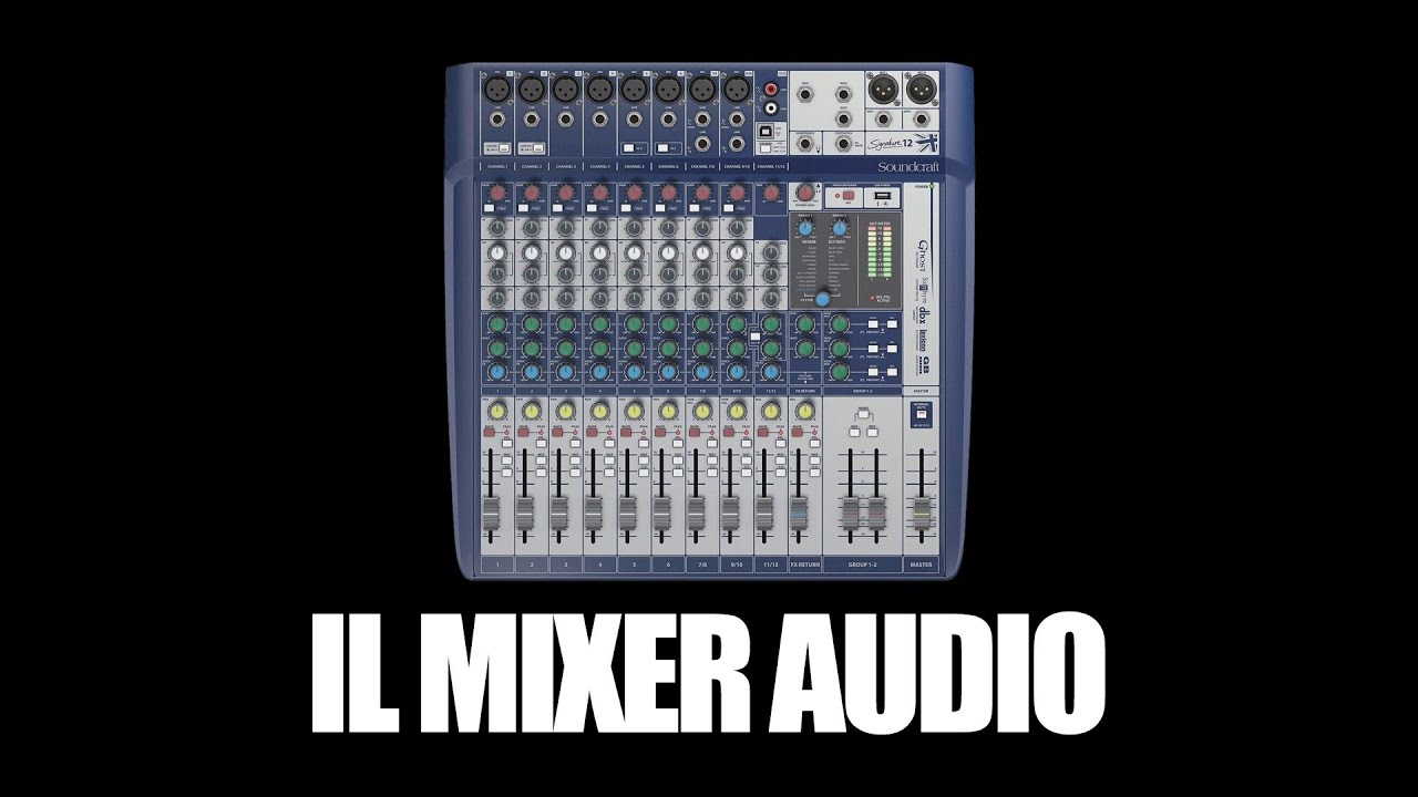 Come funziona un mixer audio - Video per neofiti - Nicchia Ritmica