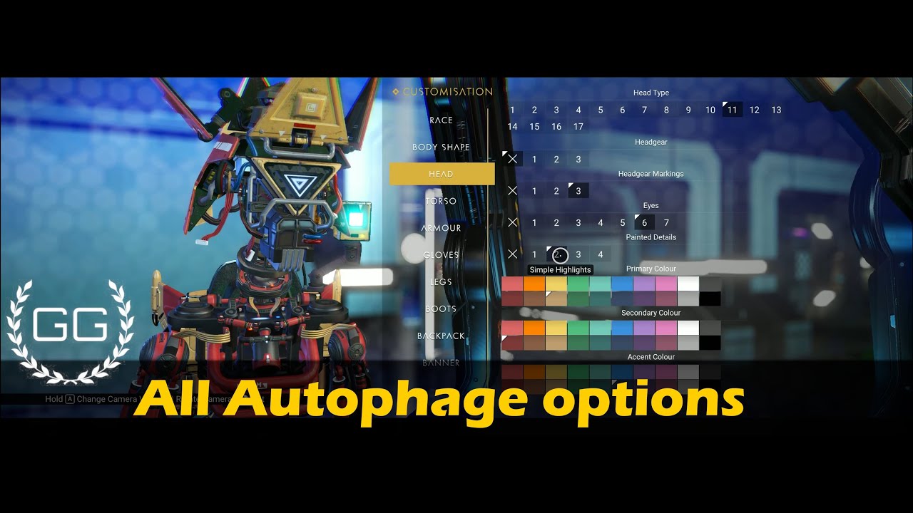 Все возможности настройки Autophage в No Man's Sky