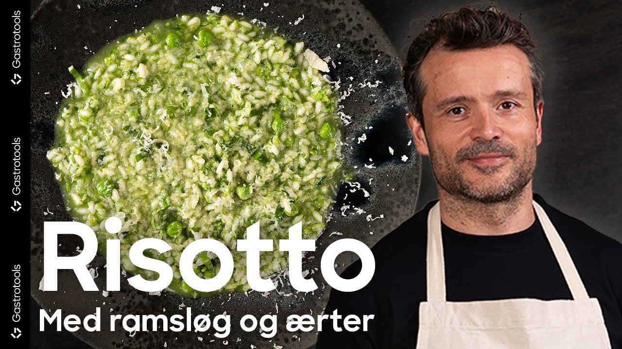 RISOTTO m. ramsløg og ærter - I køkkenet med CHRISTIAN PUGLISI