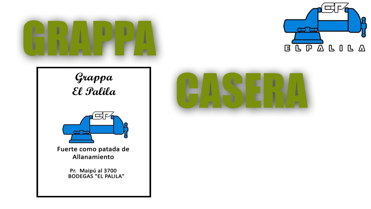 Destilación casera  de grappa