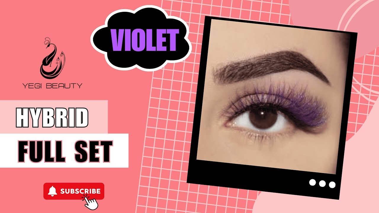 Hybrid Lash Extensions: Create Gorgeous Mixed Curls with Violet Twist | Yegi Beauty GIVEAWAY CLOSED