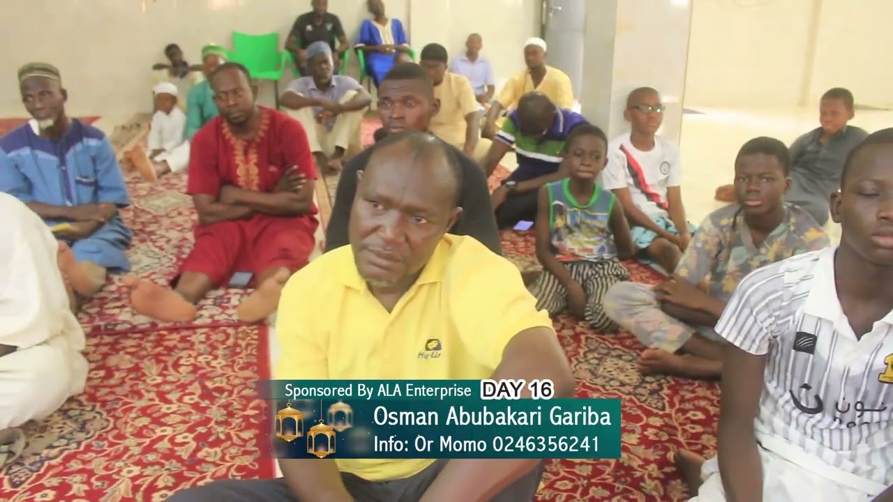 Osman Abubakari Gariba day 16