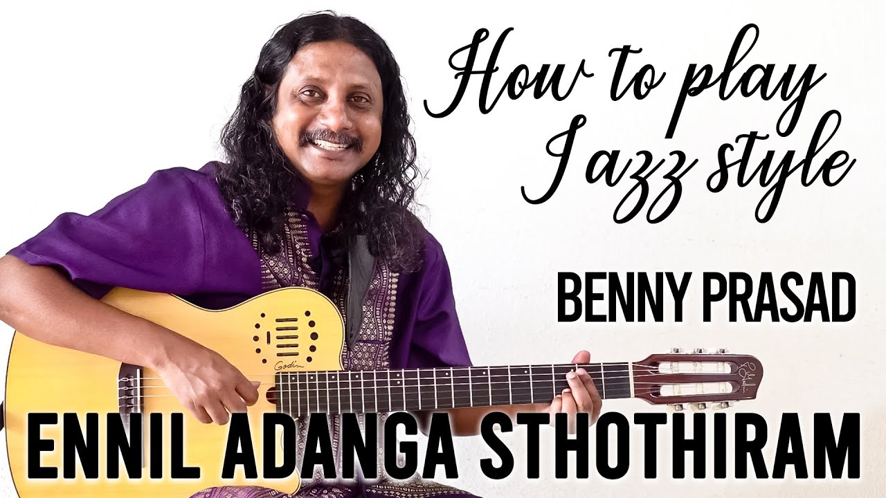Ennil Adanga Sthothiram - Tutorial - How to play Jazz Style (Guitar)