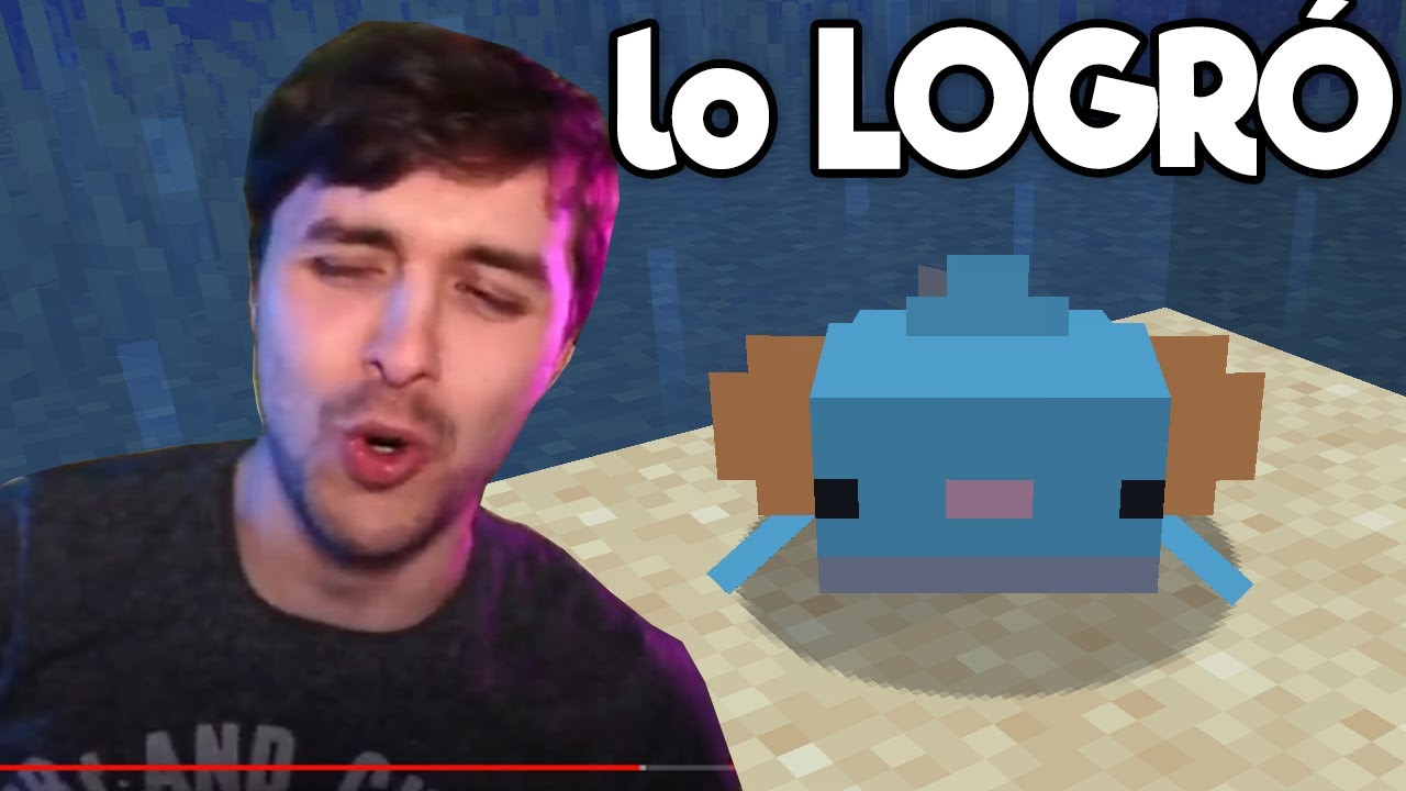 Dalas CONSIGUIÓ la Criatura MÁS RARA 0.08% de posibilidades (EL AJOLOTE AZUL DE MINECRAFT)