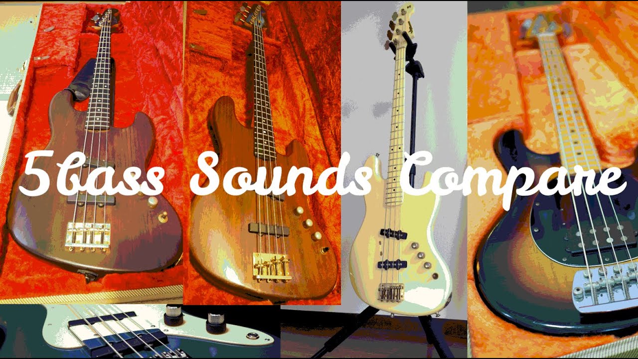 80's moon JJ bass sounds compare and musicman stingray1976 and sago slap