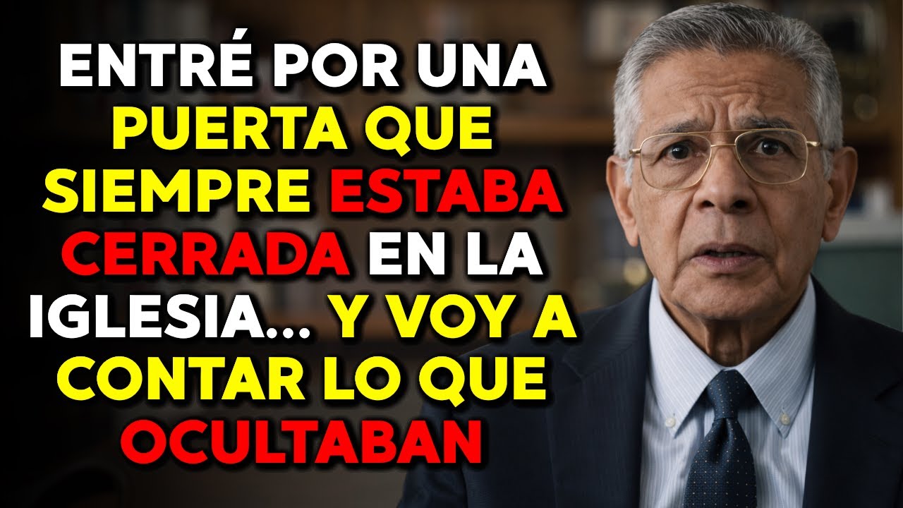 Entré por una puerta que siempre estaba cerrada en la iglesia… y entendí por qué la ocultaban