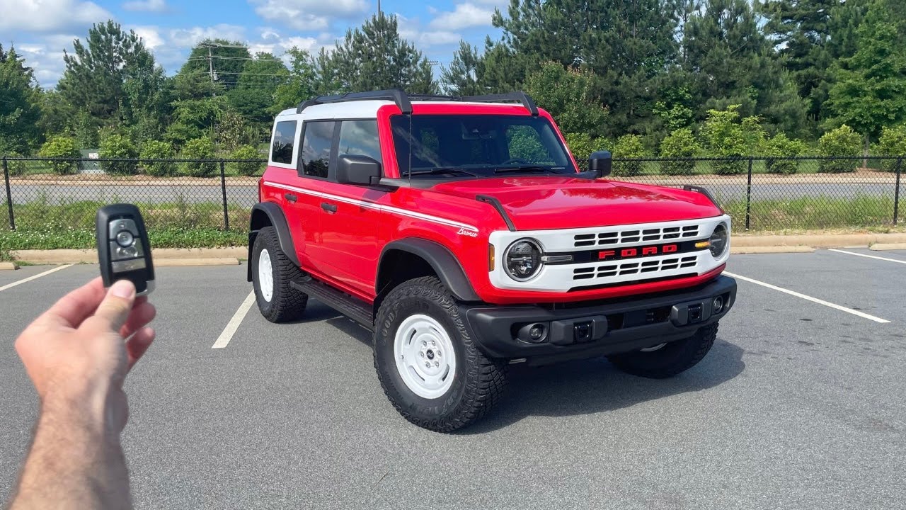 Ford Bronco Heritage 2024 года: запуск, тест-драйв, осмотр, взгляд со стороны и обзор