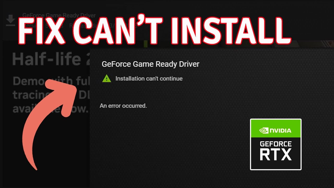 GeForce Experience Installation Can't Continue? Here&rsquo;s How to Fix It (2025 Guide)