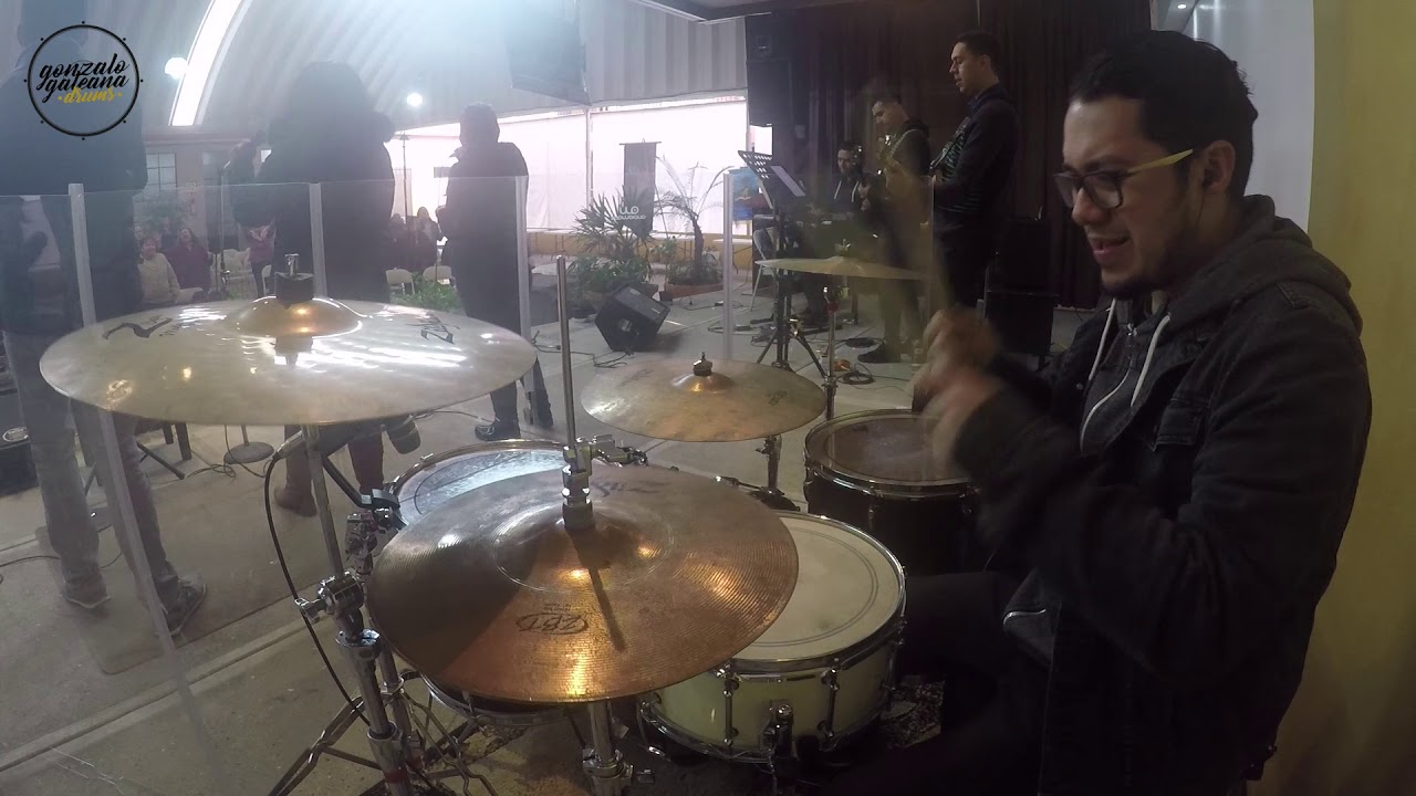 Hillsong - Mi Roca - Gonzalo Galeana Drums Live (tempo)