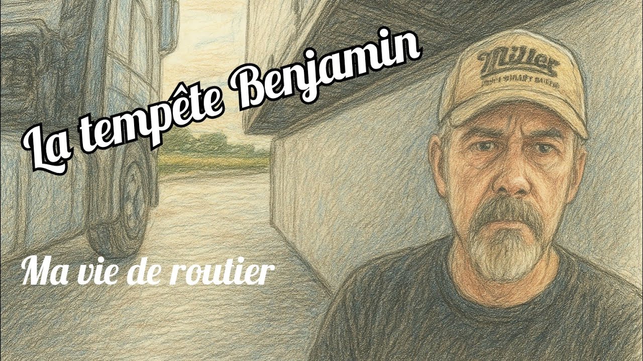 #vlog #truck Des heures &agrave; attendre, des kilom&egrave;tres &agrave; avaler et une temp&ecirc;te&ndash; la  vie d&rsquo;un routier 🚛