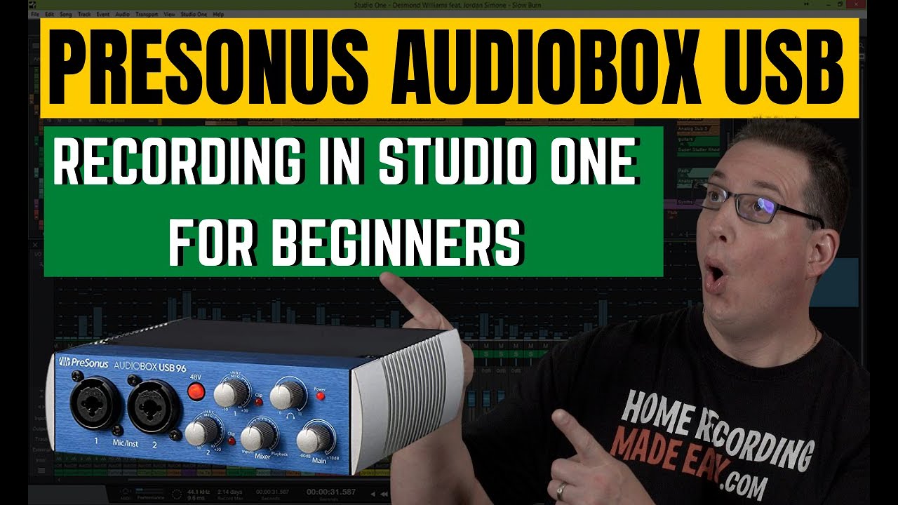 Presonus AudioBox USB | How To Get Started | For Beginners