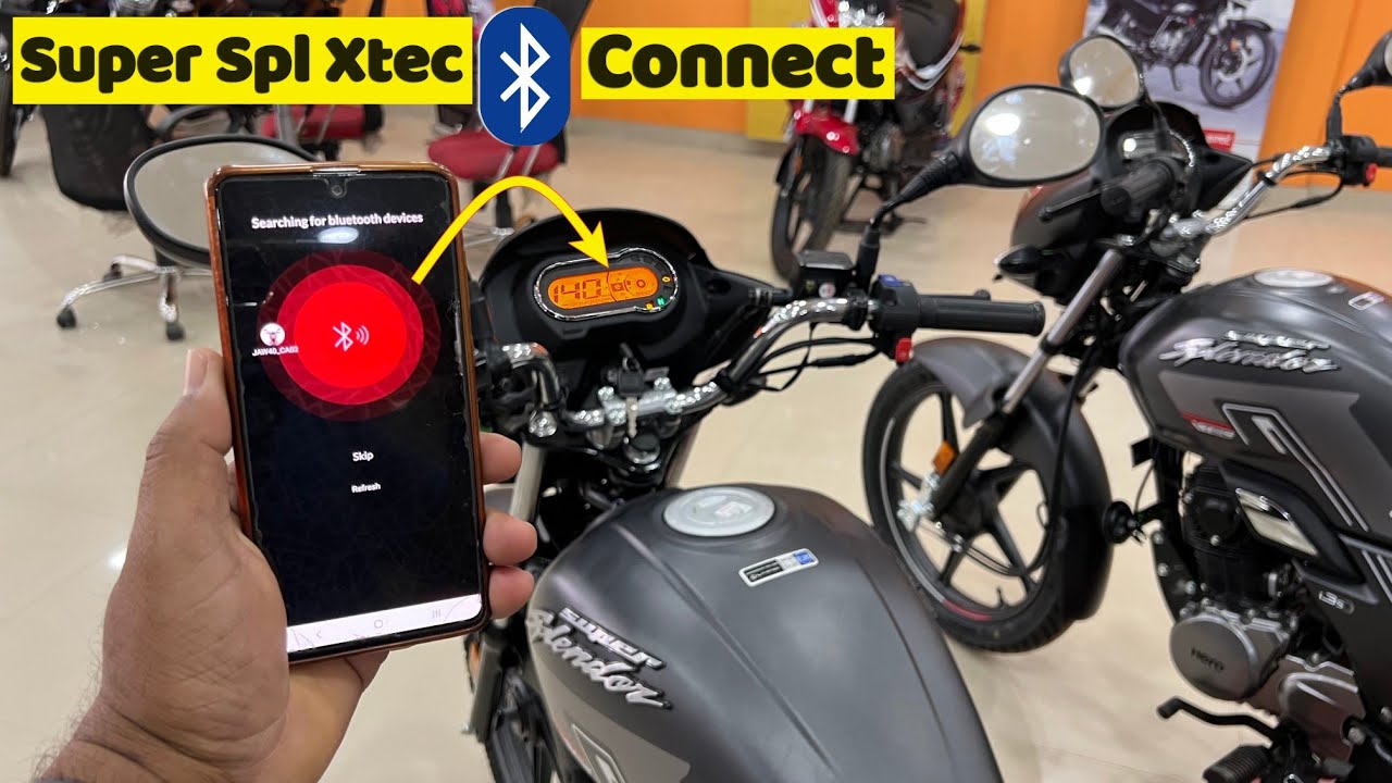 2023 Hero Super Splendor Xtec Bluetooth Connection How To Connect Super SPL Xtec  With Mobile