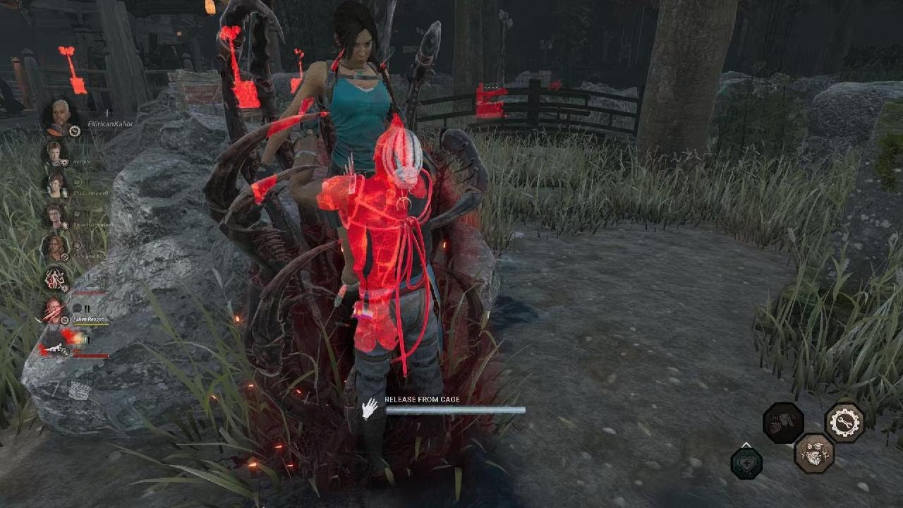 Dead by Daylight: 2v8 Zaddy Gabby Teaches Richter About Classic Lara Costume