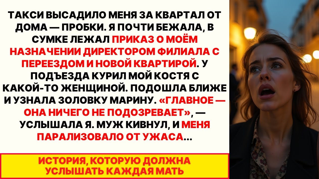 Счастливая, бежала обрадовать мужа повышением. У подъезда услышала разговор с золовкой и ОБОМЛЕЛА