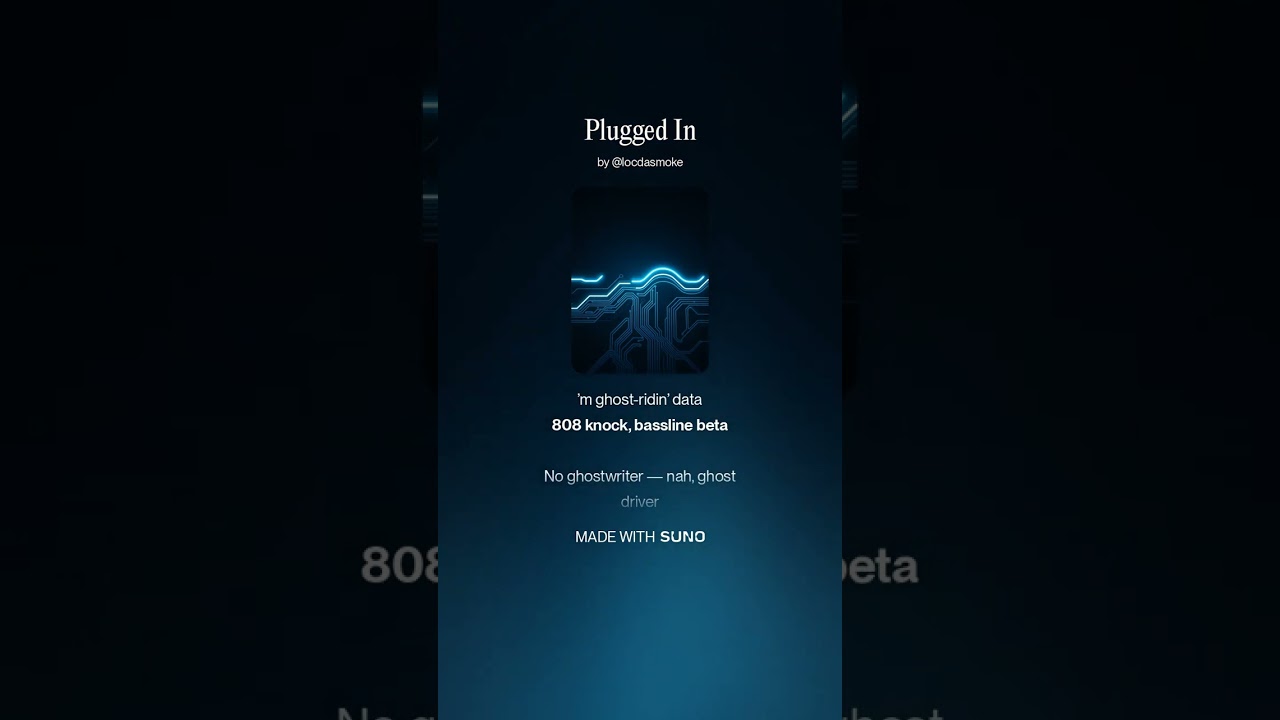 Loc-01 – “Plugged In” (Lyric Video) | Futuristic West Coast Rap | Bay-Grid AI Anthem