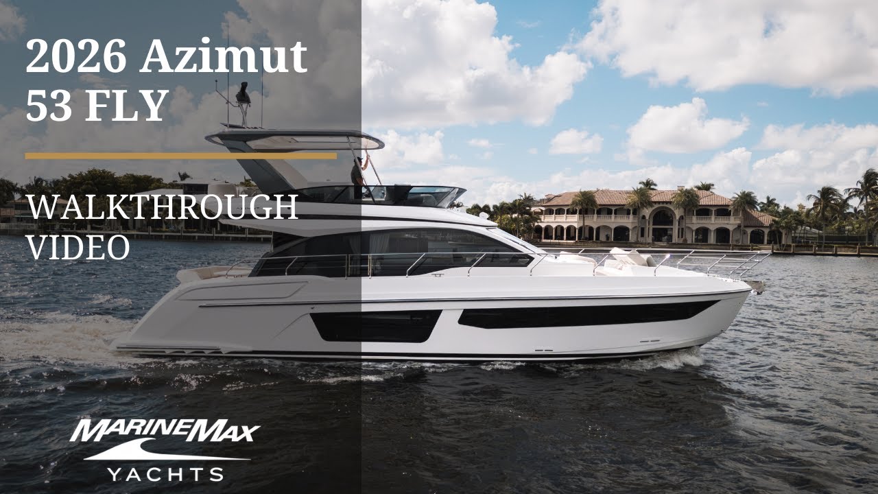 НОВОЕ ПРЕДЛОЖЕНИЕ! | Azimut 53 FLY 2026 | MarineMax Yacht Center, Помпано-Бич, Флорида