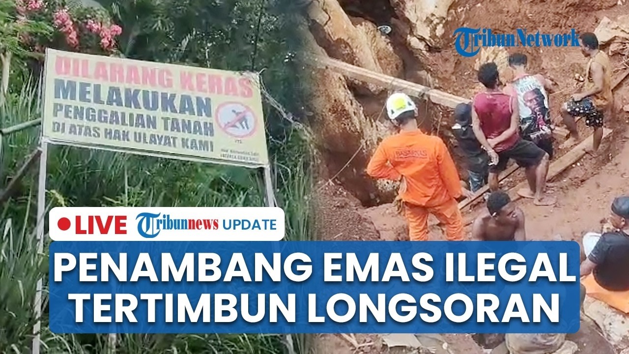 🔴 LIVE: Longsor Timbun Penambang Emas Ilegal di Jayapura, Evakuasi Dilakukan Pakai Cangkul & Sekop