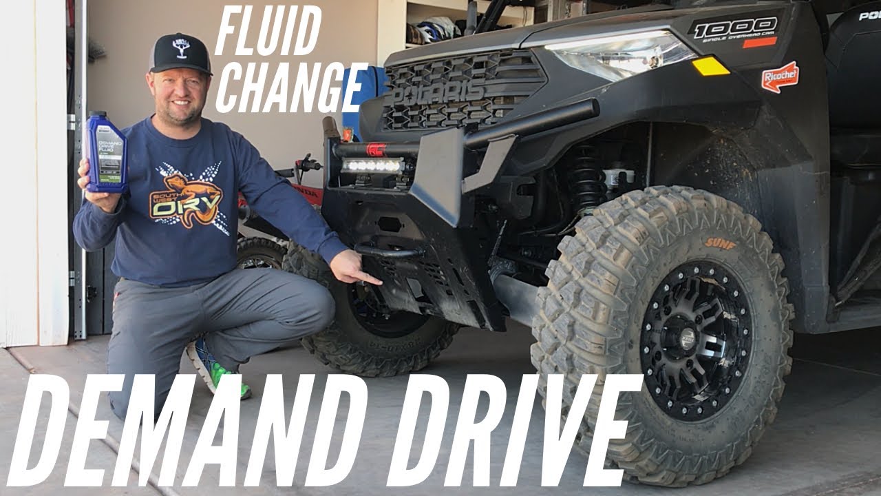 Замена жидкости DEMAND DRIVE — 2020 Ranger Crew 1000 SOHC (Видео №40)