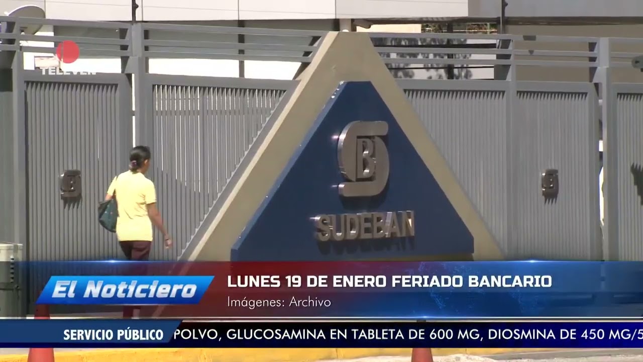 Lunes 19 de enero ser&aacute; feriado bancario - El Noticiero emisi&oacute;n meridiana 16/01/26