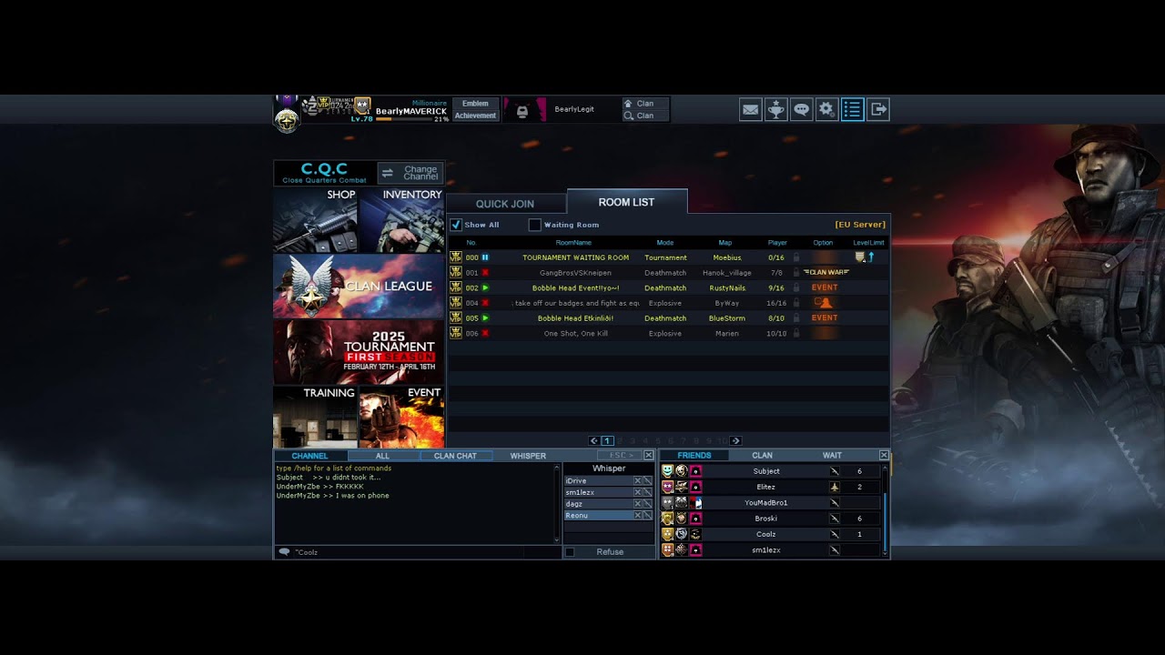 WarRock 2025- MAVERlCK - CLANWAR