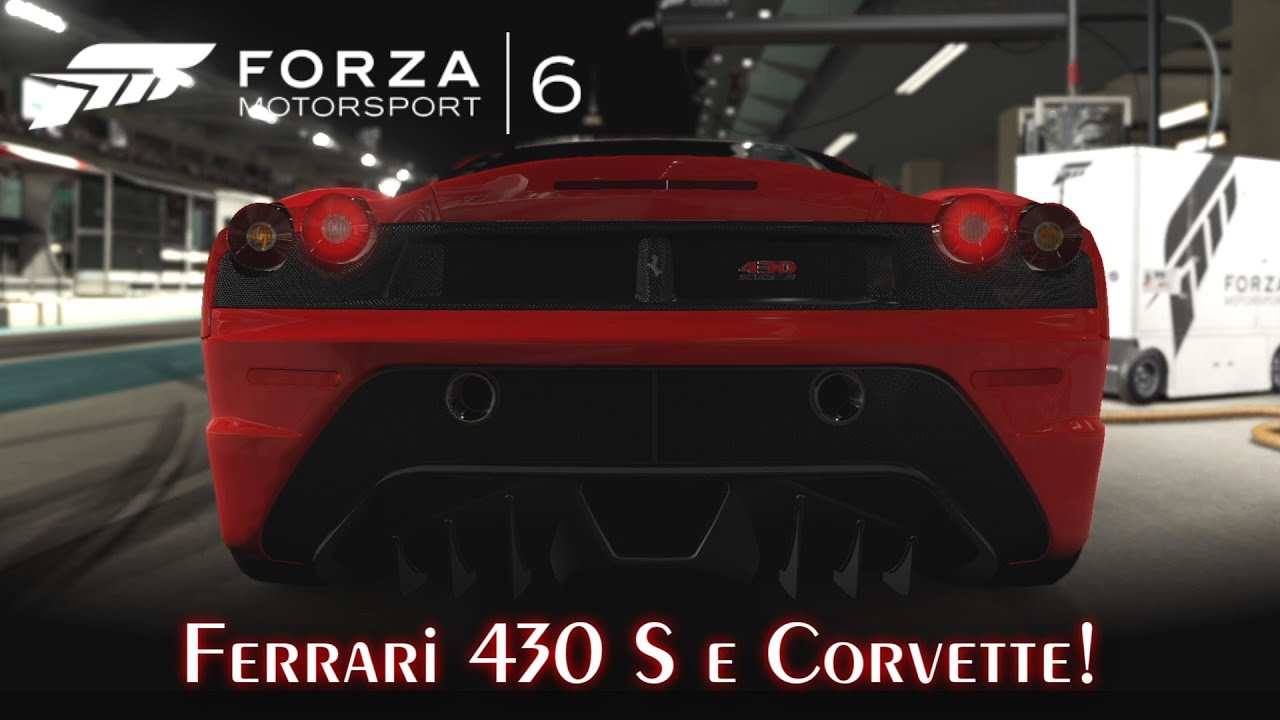 Ferrari 430 S e Corvette! Gameplay a 1080p60 fps! | Forza Motorsport 6 - Demo [PT-BR]