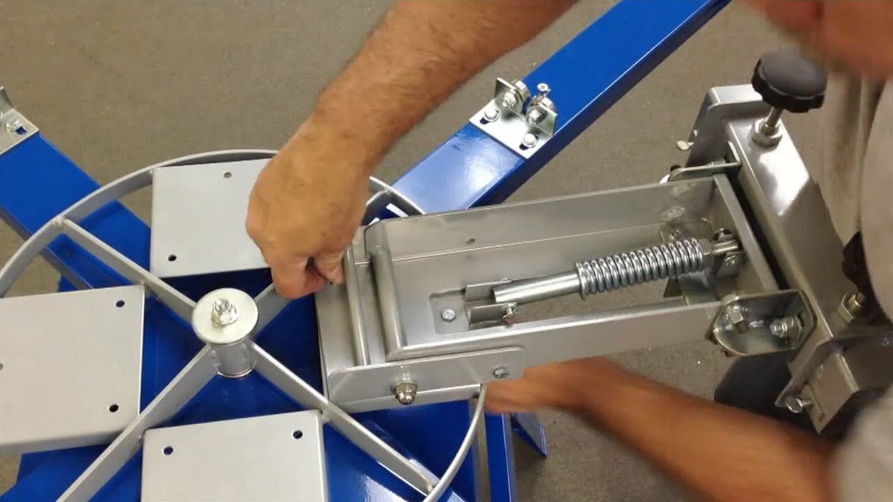 Screenprinting Tee Shirts: Ranar P4400 Non Micro Floor Press Assembly