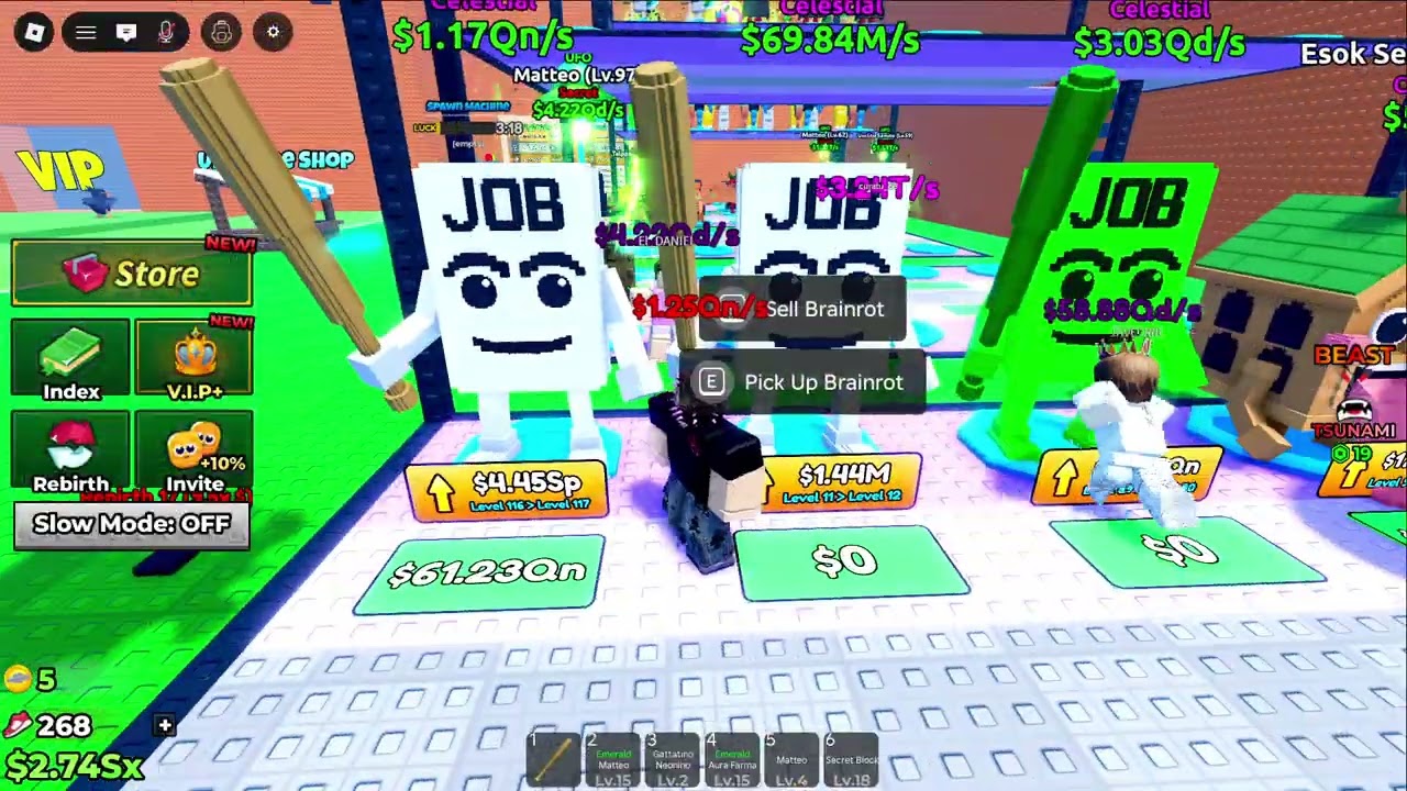 ESCAPE the TSUNAMI for Brainrots…(gameplay)