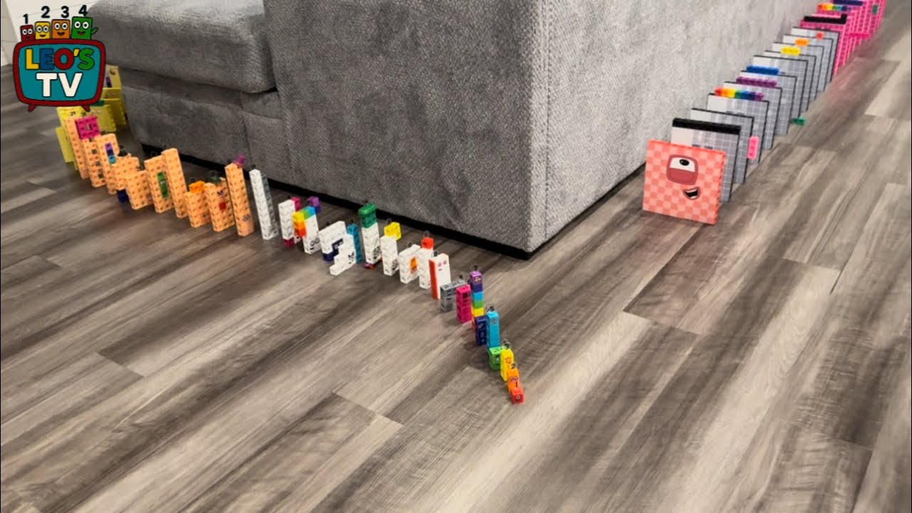 NumberBlocks 1-100 Цепная реакция домино | | Leo’s Tv