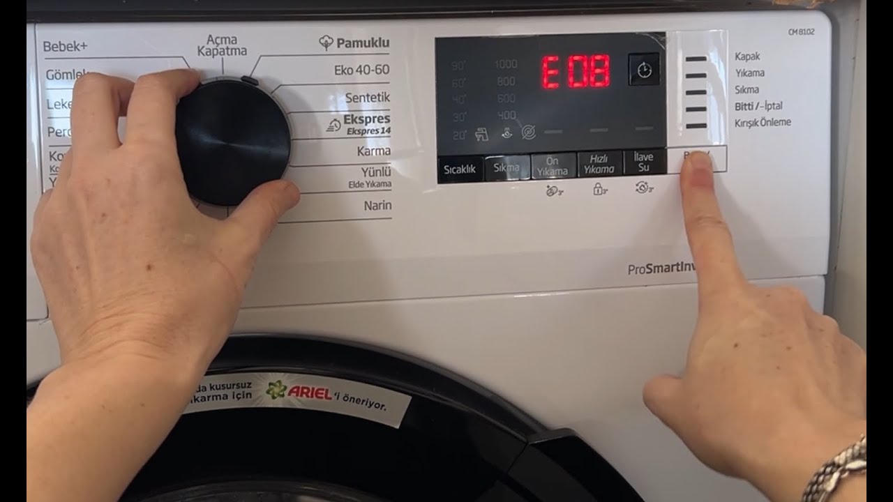 Beko Çamaşır Makinesi Resetleme