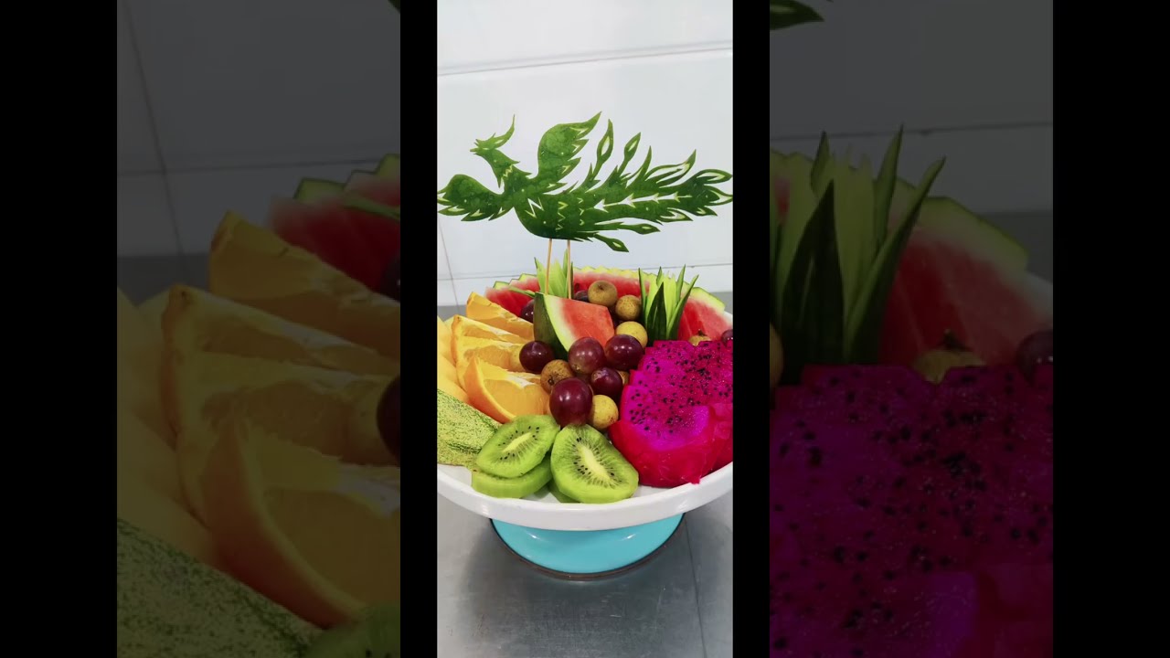 Fruit art easy | Fruit art decoration | fruit art design #fruit #art #satifying fl39