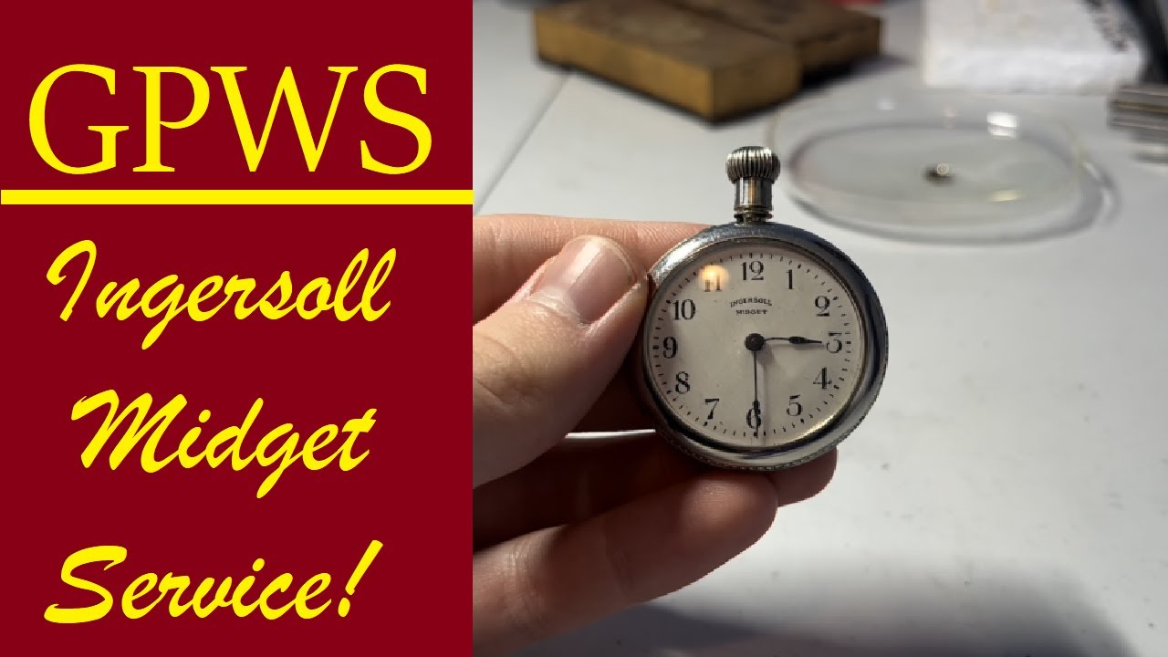 Ingersoll Midget Dollar Pocket Watch Service (Part 1)