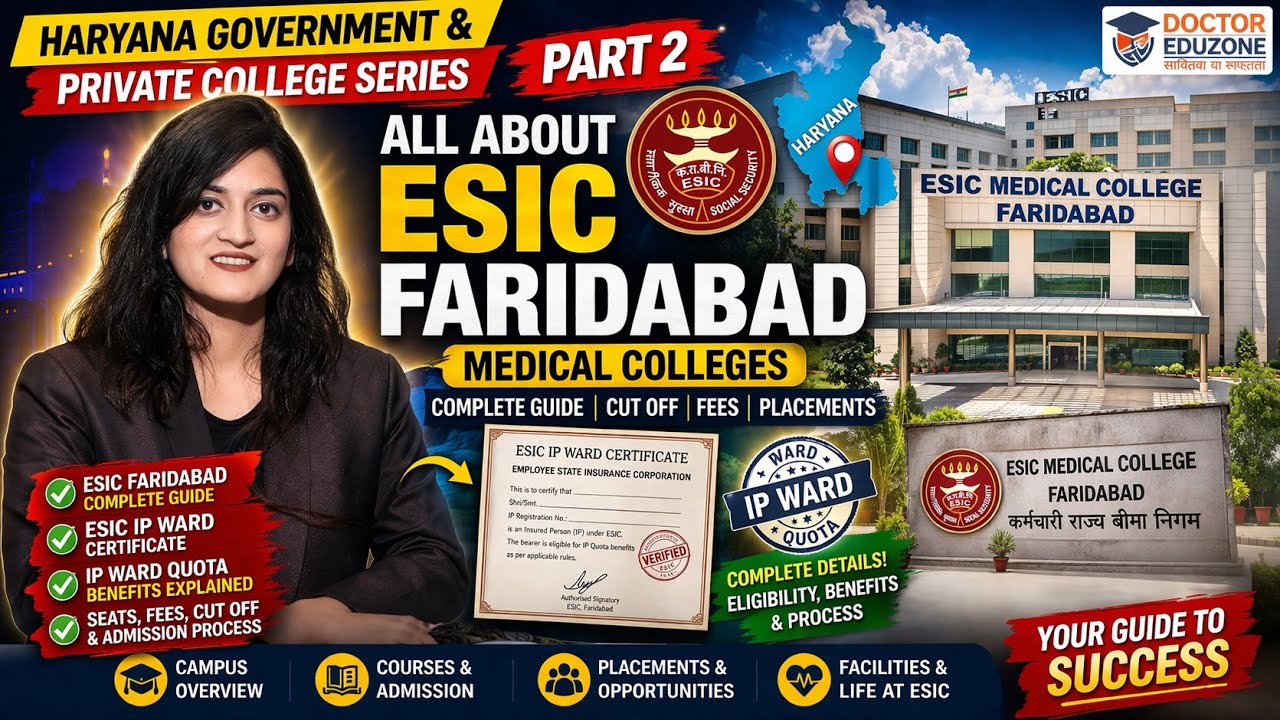ESIC Faridabad Complete Guide 🔥 | IP Ward Certificate & Quota Explained | MBBS in Haryana |  Part 2