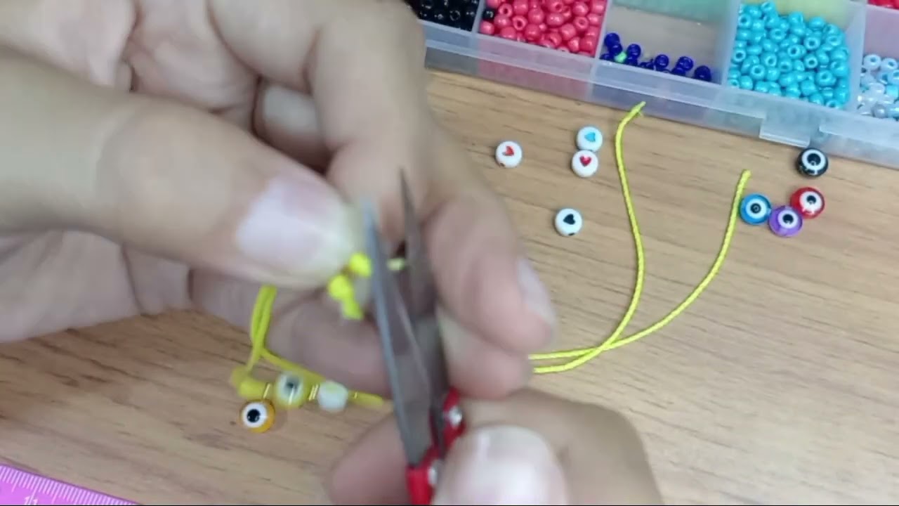 pulseras de hilo con ojo turco 