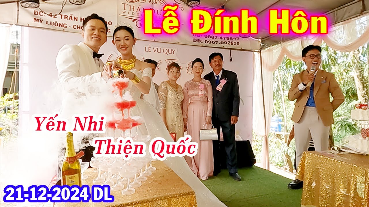 Lễ Đ&iacute;nh H&ocirc;n - Yến Nhi & Thiện Quốc - X&atilde; Kiến Th&agrave;nh, Chợ Mới, An Giang, 21-12-2024 DL