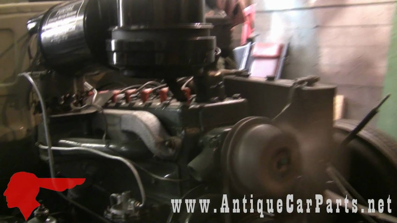 1950 Pontiac Straight Eight Engine Start (HD)