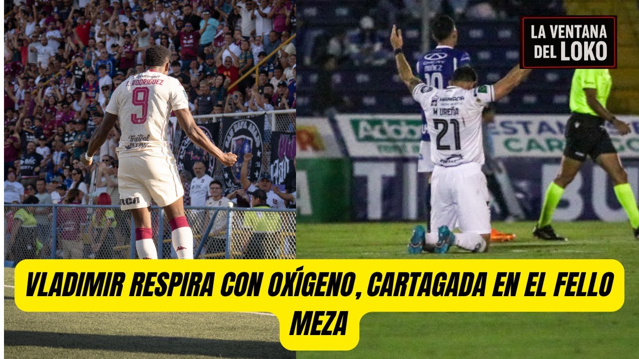 VLADIMIR RESPIRA CON OXIGENO, CARTAGADA EN EL FELLO MEZA.......