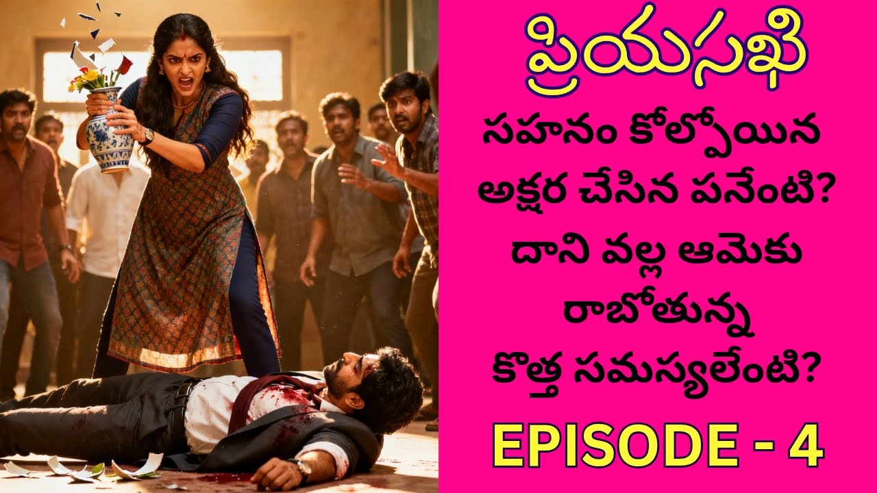 PRIYASAKHI - EPISODE 4 | TELUGU EMOTIONAL LOVE STORY | TELUGU AUDIO STORIES | LOVETALKIES |