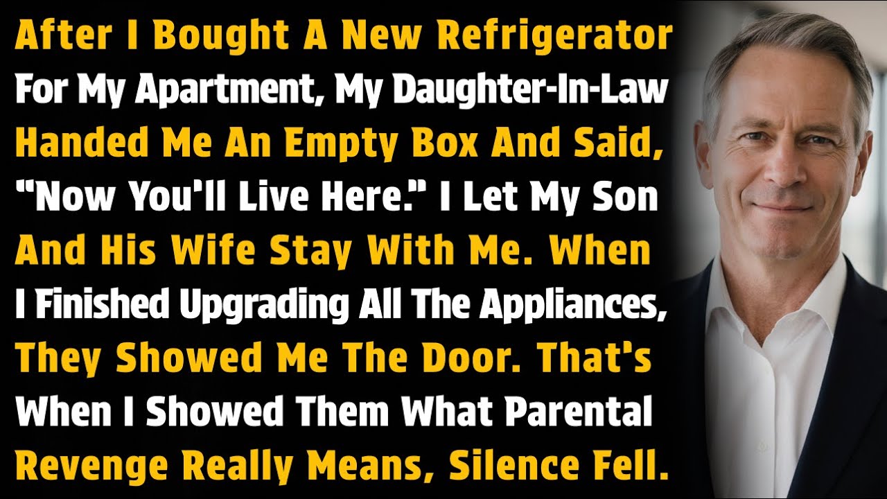 After I Bought A New Refrigerator For My Apartment, My Daughter-In-Law Handed Me An Empty Box And…